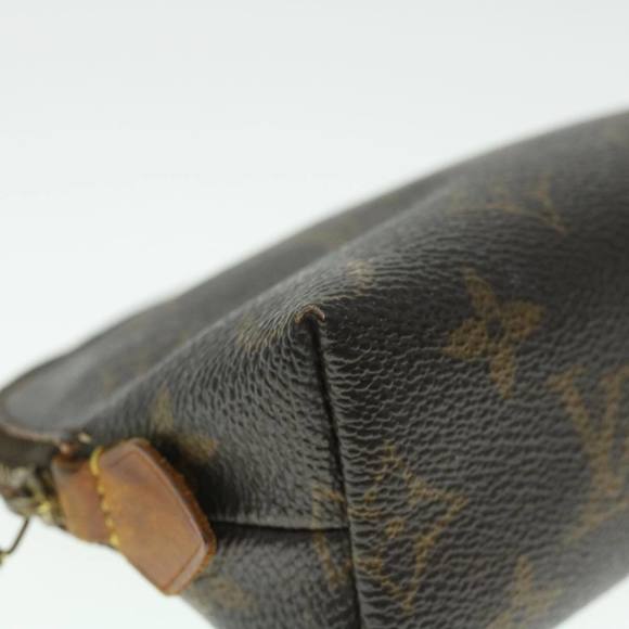 LOUIS VUITTON Monogram Pochette Cosmetic PM Cosmetic Pouch M47515 LV Auth 51146 - Picture 14 of 16